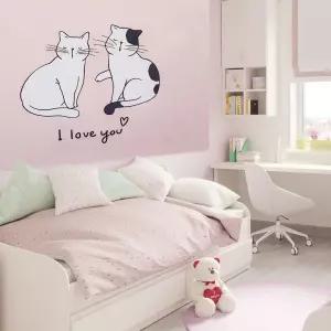 대형 패브릭 포스터 고양이 L