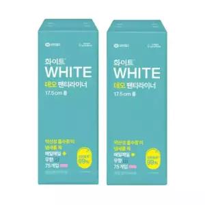 화이트 데오 팬티라이너, 롱, 75매, 2개