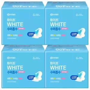 화이트 수퍼흡수 울트라 중형 18P X 4팩