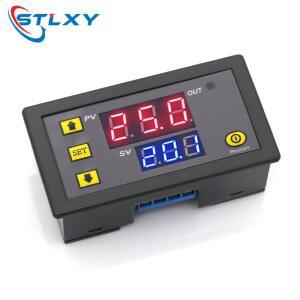 디지털 시간 지연 릴레이 LED 사이클 타이머 제어 스위치, 조정 가능 AC 110V,