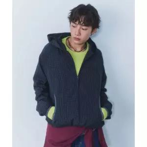 CGP 체크 후드 점퍼-블랙 CBFUF0114BK 507345