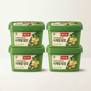 해찬들 사계절 쌈장 1kg, 4개