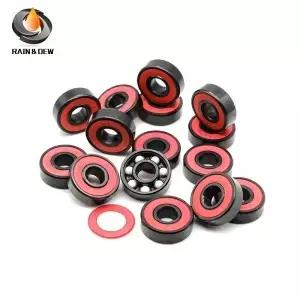 8Pcs 608 2RS 하이브리드 세라믹 베어링 ABEC11 8x22x7 스케이트보드 스피너 질화물 프로 시리즈 볼
