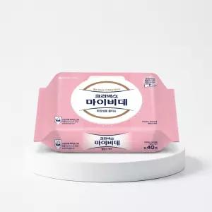 크리넥스 마이비데 밸런스케어 캡 40매 X 9팩 화장실용 비데물티슈