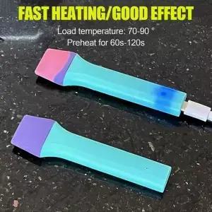 실리콘 온도 조절 가열 펜 라미네이팅 및 DIY 뒷면 커버 필름 쉐이핑 적용