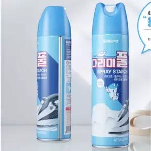 학교 다림풀 와이셔츠 다림질풀 스프레이 블라우스 다리미용품 다리미풀480ml 관공서 의류다림 린넨