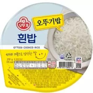 오뚜기 흰밥 210g 36개 즉석밥 쌀밥 즉석밥