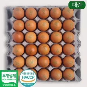 제이피농장 난각번호3번 무항생제 계란 신선한 대란 30구 60구 HACCP