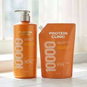 엘라스틴 프로틴클리닉 고영양 샴푸 용기 1000ml +리필 900ml