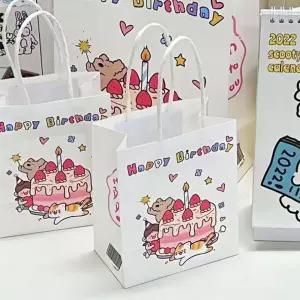생일선물백 답례품봉투 예식장 종이 페이퍼백 대형