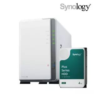 시놀로지 DS223j NAS 2베이 4TB [4TBx1] HDD HAT3300 포함