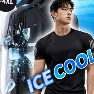 여름 아이스 냉감 쿨링 무지 반팔 티셔츠