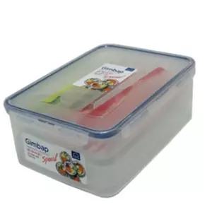 김밥용기 2.6L 사각밀폐용기 유리밀폐 보관