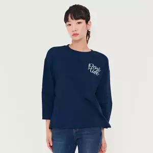 [하프클럽/체이스컬트]여성 소매 변형 9부 티셔츠-BERG5151B0G