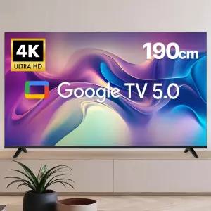 위드라이프 구글 스마트 75인치 4K UHD TV 최신형 안드로이드 고화질티비