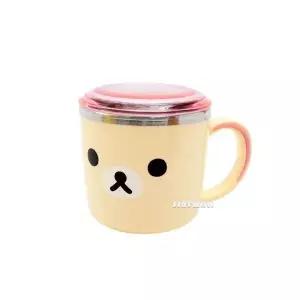 탑탑리빙 코리락쿠마 뚜껑 스텐컵 260ml(H464063)