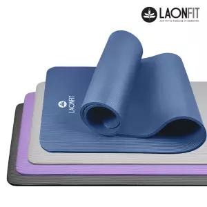 라온핏 요가매트 NBR 라이트 10mm 넓고 두꺼운 홈트