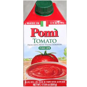 포미 토마토 소스 500g 100%토마토 토마토퓨레 POMI