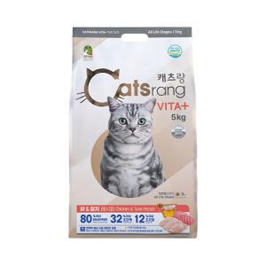 고양이사료 캐츠랑 비타플러스 5kg 단백질원 80% 이상 캣츠랑