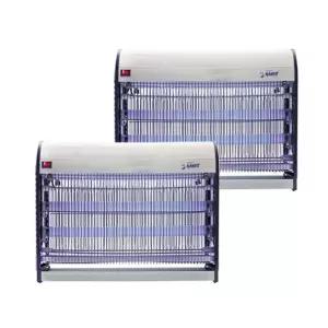 전자 전격 살충기 (옥내용) HV-345KL (그레이블랙)모기잡기 해충잡기 LED모기잡