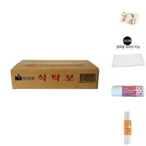 성진켐 리오 일회용 식탁보 일반형 50매x5묶음 1박스 250매 횟집비닐 업소용/테이블/비닐/투명/식탁/덮개