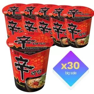 [(주)농심] [농심] 신라면 컵라면 소컵 작은컵 65g 30개