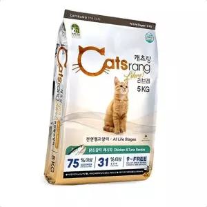 애완동물 고양이건식사료 캐츠랑 리브레 5kg 전연령 고양이 사료 단백질 영양 야용이