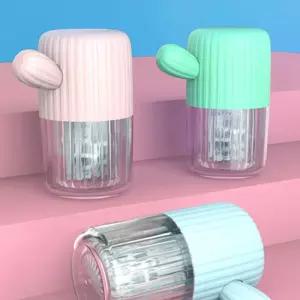 렌즈 세척기 회전 소프트렌즈 반자동 수동 통 관리 보조봉 집게 선물 gift