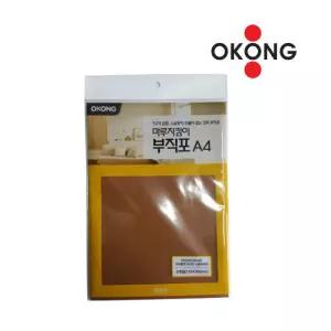 오공 마루지킴이 부직포 A4사이즈(2매입) 테이프 특수코팅