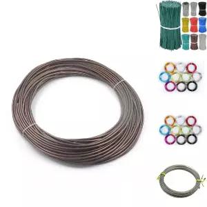 3mm 갈색 연질 분재철사 와이어 1롤 1Kg/공예/끈/얇은/강선/걸이/원예/망/DIY/공작/다용도/결속/조형