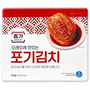 코스트코 종가집 오래오래 맛있는 국산 포기김치 3kg 아이스포장