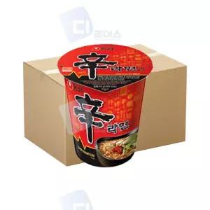 농심 신라면 작은컵 65g 30개 매운맛 컵라면 박스라면 간식 해장라면 얼큰한