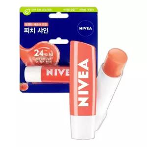 니베아 피치 샤인 4.8g 립클로즈 입술보호제 립밤