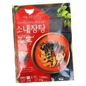 지아오 내장탕 선미 600G X5 소내장탕 즉석탕