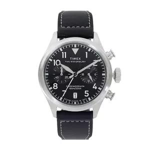 [타이맥스] 25FW 블랙 워터베리 에이스 크로노그래프 41mm 손목 시계 TW2Y19000