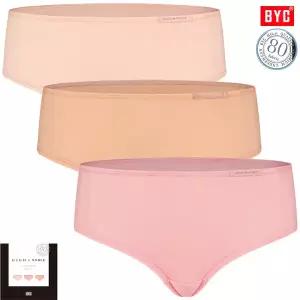 BYC80수 면스판 미디 여삼각3매입 WNS5002