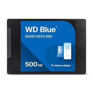 웨스턴 디지털 500GB WD 블루 SA510 SATA 내부 솔리드 스테이트 드라이브 SSD - III 6Gb/S 2.5/7mm 최대 560MB/S WDS500G3B0A