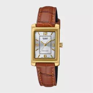 CASIO 카시오 LTP-1234GLL-7A 클래식 빈티지 천연가죽 여성시계