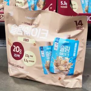 랩노쉬 슬림쉐이크 인절미 45g X 14포 코스트코 단백질 쉐이크