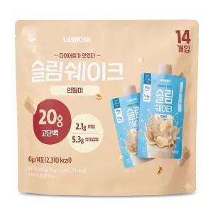 랩노쉬 슬림쉐이크 인절미 45g x 14개 고단백 저당 식사대용 다이어트 단백질 코스트코