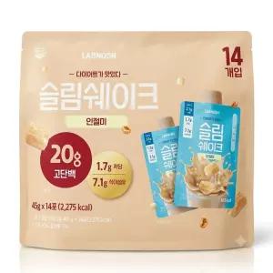 랩노쉬 슬림쉐이크 45g x 14개 인절미맛 코스트코