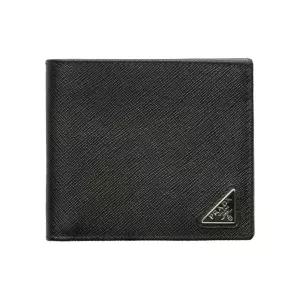 프라다 26FW 사피아노 삼각로고 반지갑 블랙 2MO513 QHH F0002