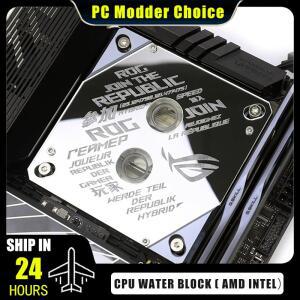 미러 CPU 워터 블럭 1700 Surface ROG 5V MB RGB SYNC 워터쿨러 LGA1700 AM4 AM5 플랫폼 맞춤 제작 가능