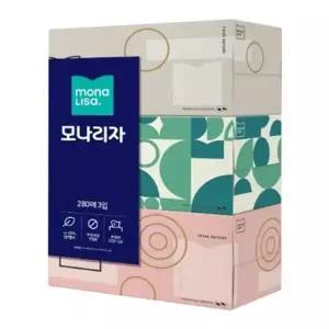 [하프클럽/셀럽하우스]모나리자 라이브스마트 각티슈 280매 3곽1팩