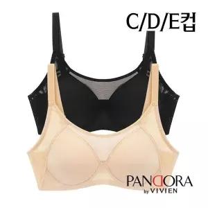 [판도라by비비안]C/D/E컵 노와이어 풀컵몰드브라1종(PBR7126)75C
