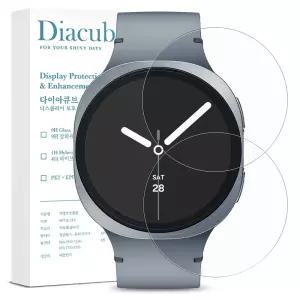 다이아큐브 스마트워치 프리미엄 AR 저반사 고화질 액정보호필름 갤럭시 워치9 44mm 간편부착 2매