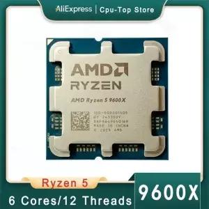AMD Ryzen 5 9600X 프로세서 5.4GHz 6코어 12스레드 38MB 게임 캐시 4NM TDP 65W 소켓 AM5 CPU Zen 통합
