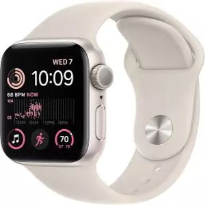 애플워치 SE 2세대 GPS 40mm 스타라이트 알루미늄 케이스 스포츠 밴드