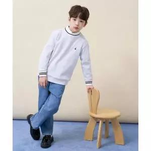 빈폴 키즈 빈폴 BEANPOLE KIDS 와플 스웨트 셔츠 라이트 그레이 (BI6241U012)