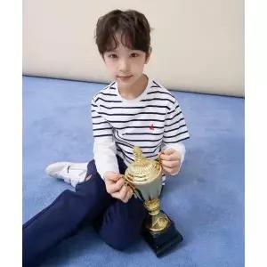 빈폴 키즈 빈폴 BEANPOLE KIDS 스트라이프 반소매 티셔츠 - 아이보리 (BI6242UE20)